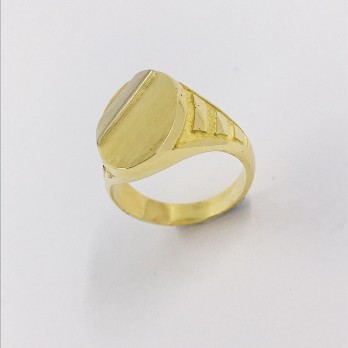 Anillo sello en oro 18kt 2