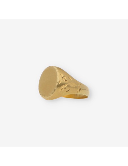 Anillo sello en oro 18kt