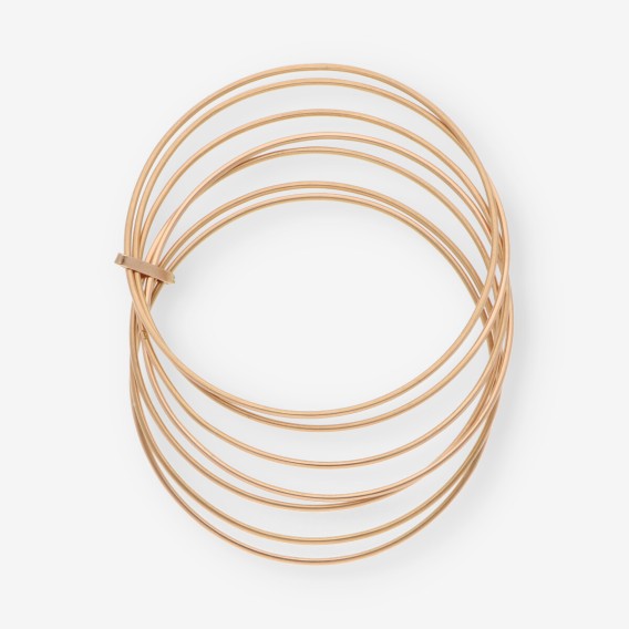 Pulsera semanario en oro rosa 18kt