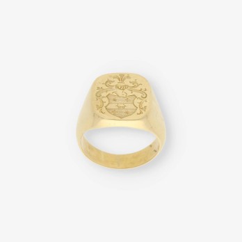 Anillo Sello en oro 18kt 2