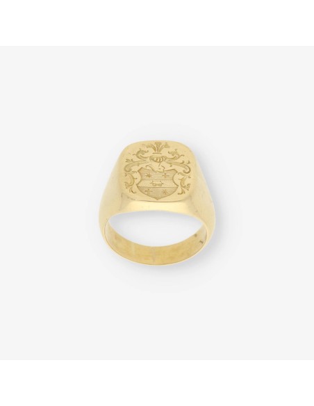 Anillo Sello en oro 18kt