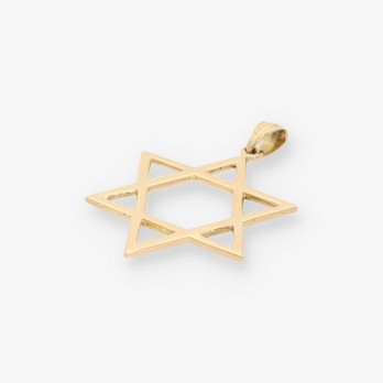 Colgante estrella de David oro 18kt 2
