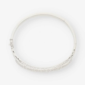 Pulsera en oro blanco 18kt 2