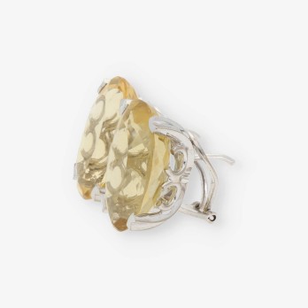 Pendientes en oro blanco 18kt 2