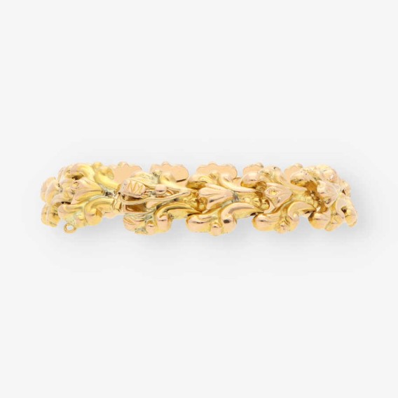 Pulsera semirrÃ­gida en oro 18kt