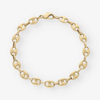 Pulsera de calabrotes en oro 18kt 2