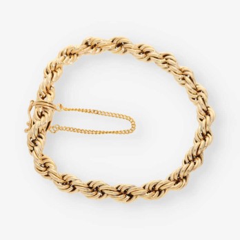 Pulsera CordÃ³n en oro 18kt 2