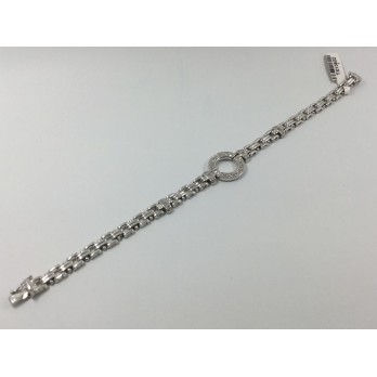 Pulsera de oro blanco y brillantes 2