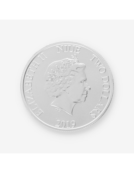 Moneda de plata Mickey Mouse