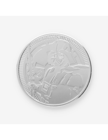 Moneda de plata Darth Vader