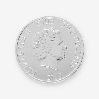 Moneda de plata Darth Vader 2