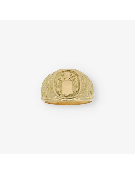 Anillo sello en oro 18kt