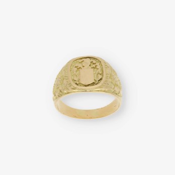 Anillo sello en oro 18kt 2