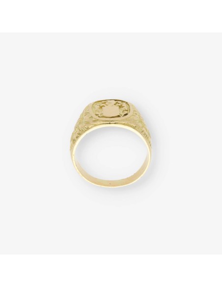 Anillo sello en oro 18kt