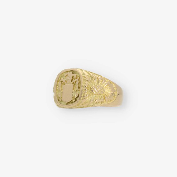 Anillo sello en oro 18kt