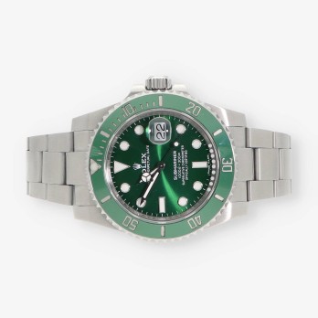 Rolex Submariner 116610LV Hulk con caja y documentos 2