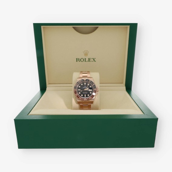ROLEX GMT EN ORO ROSA 18KT NUEVO 126715CHNR