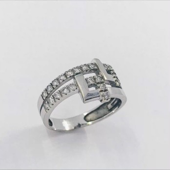 Anillo en oro blanco 2