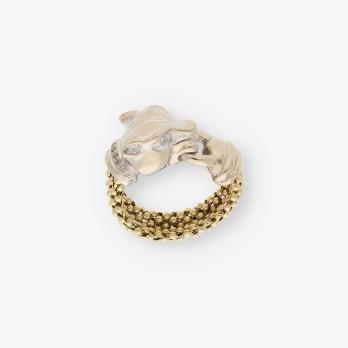 Anillo pantera en oro 18kt 2