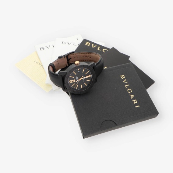 Reloj Bulgari Carbongold caja y documentos