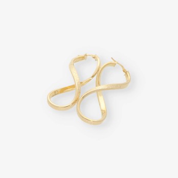 Pendientes largos en oro 18kt 2