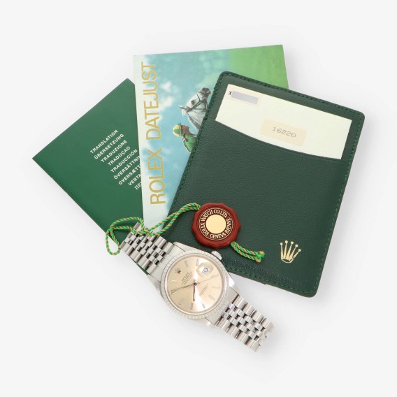 Rolex Datejust 16220 caja y documentos