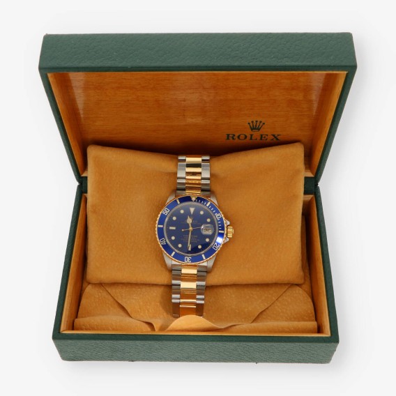 Rolex Submariner acero y oro 16803 caja