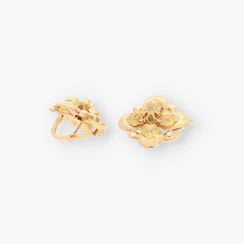Pendientes vintage en oro 18kt 2