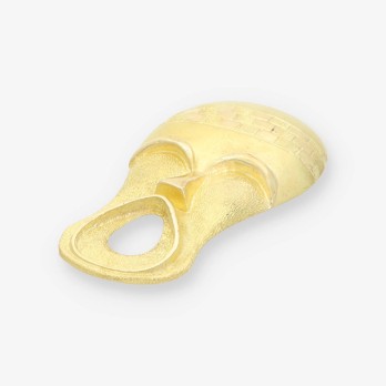 Colgante mÃ¡scara en oro 18kt 2