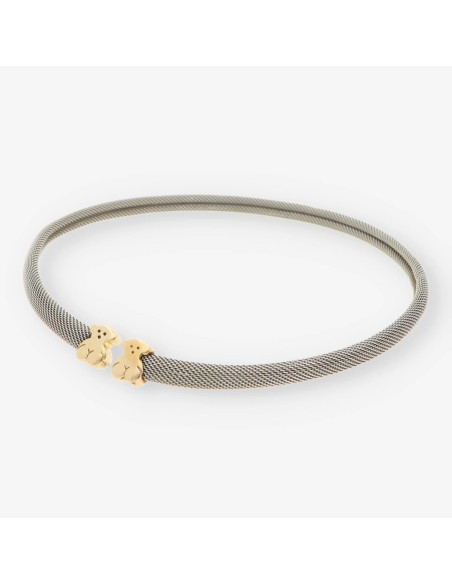 Collar Tous en acero y oro 18kt