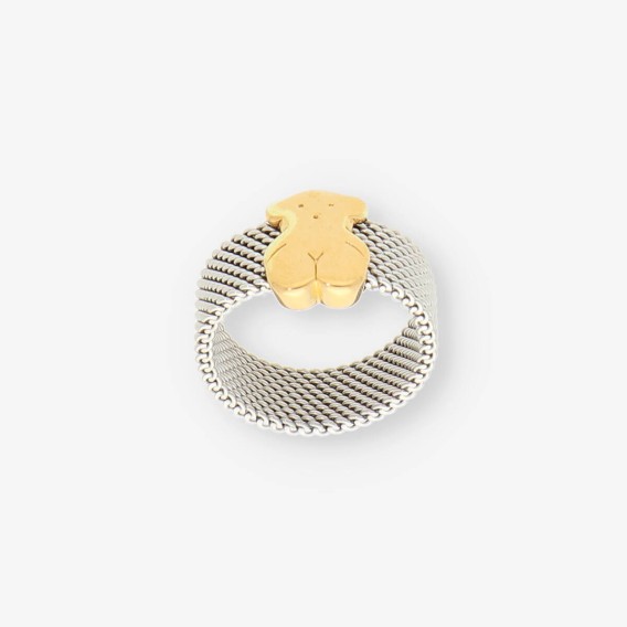 Anillo or acero y oro TOUS