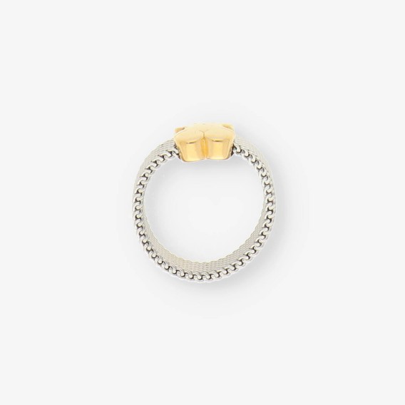 Anillo or acero y oro TOUS