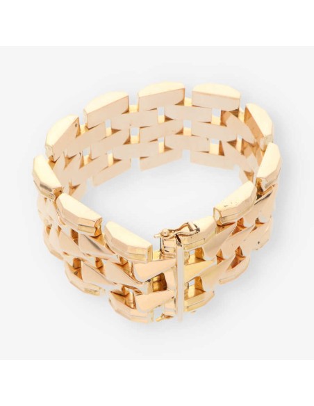 Pulsera oro aÃ±osm 60