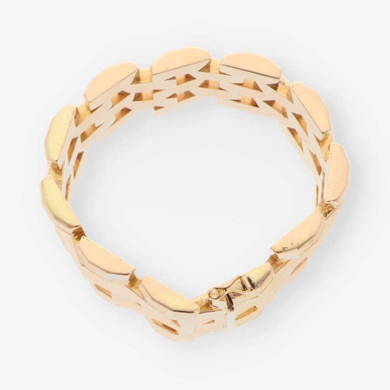 Pulsera oro aÃ±osm 60