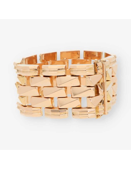 Pulsera oro aÃ±osm 60