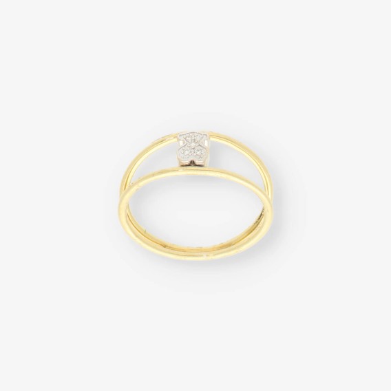 Anillo oro y bri TOUS