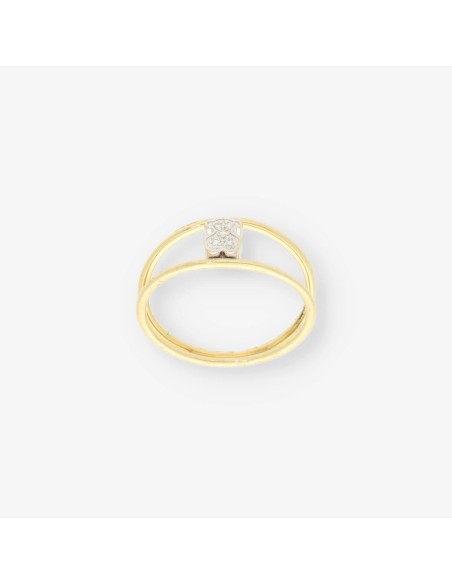 Anillo oro y bri TOUS