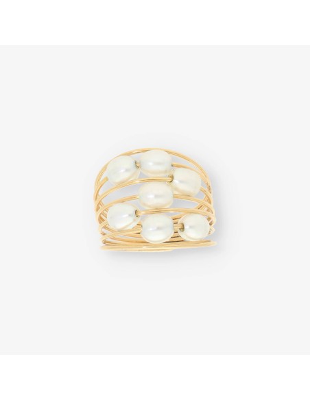 Anillo oro y perla TOUS