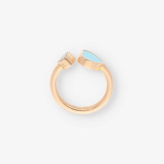 Anillo oro, turquesa y bri CHOPARD