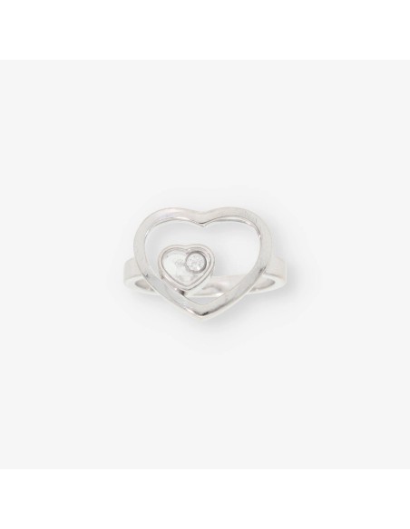 Anillo oro blanco y bri CHOPARD