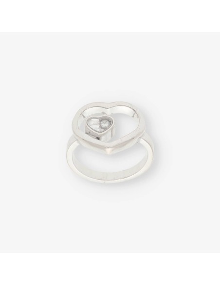 Anillo oro blanco y bri CHOPARD