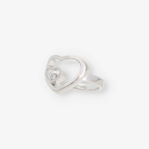 Anillo oro blanco y bri CHOPARD