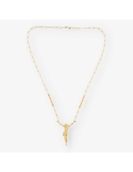 Gargantilla Cristo oro