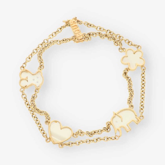 Pulsera oro y nacar TOUS