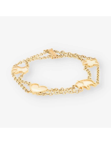 Pulsera oro y nacar TOUS