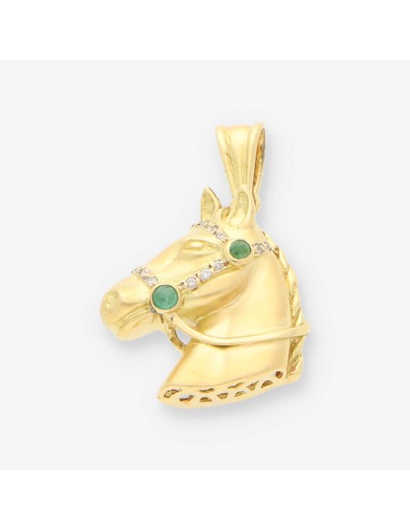 Colgante caballo oro