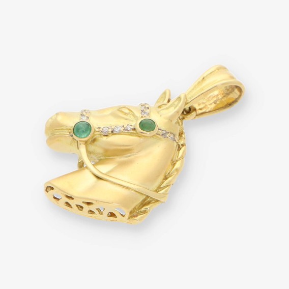 Colgante caballo oro