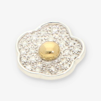 Colgante oro bicolor y bri TOUS 2