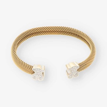 Pulsera bicolor oro y bri TOUS 2