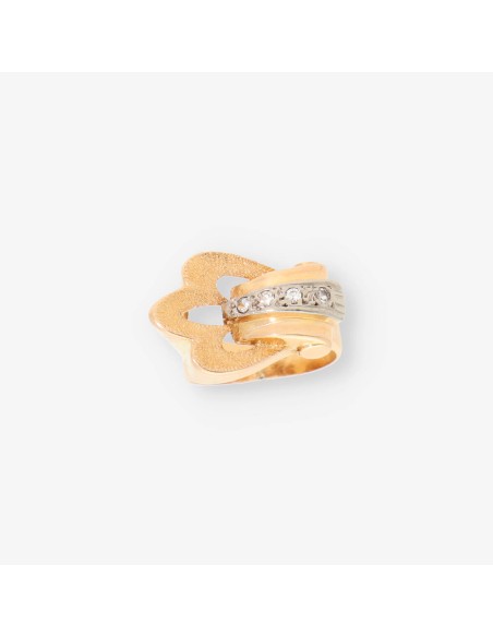 Anillo Vintage oro y diamante